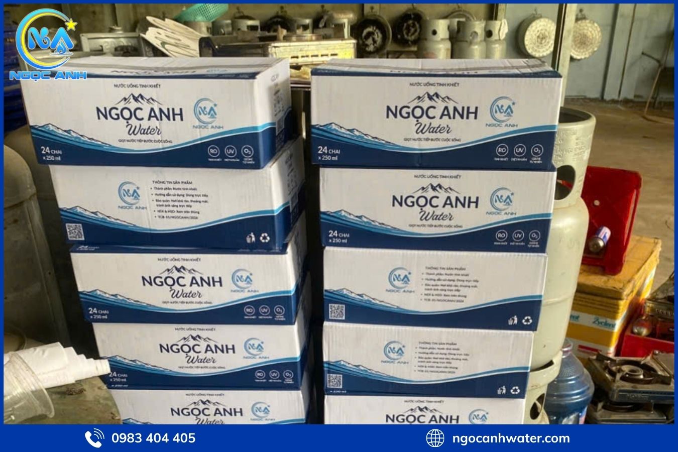 Các dòng nước uống Ngọc Anh cung cấp cho bệnh viện