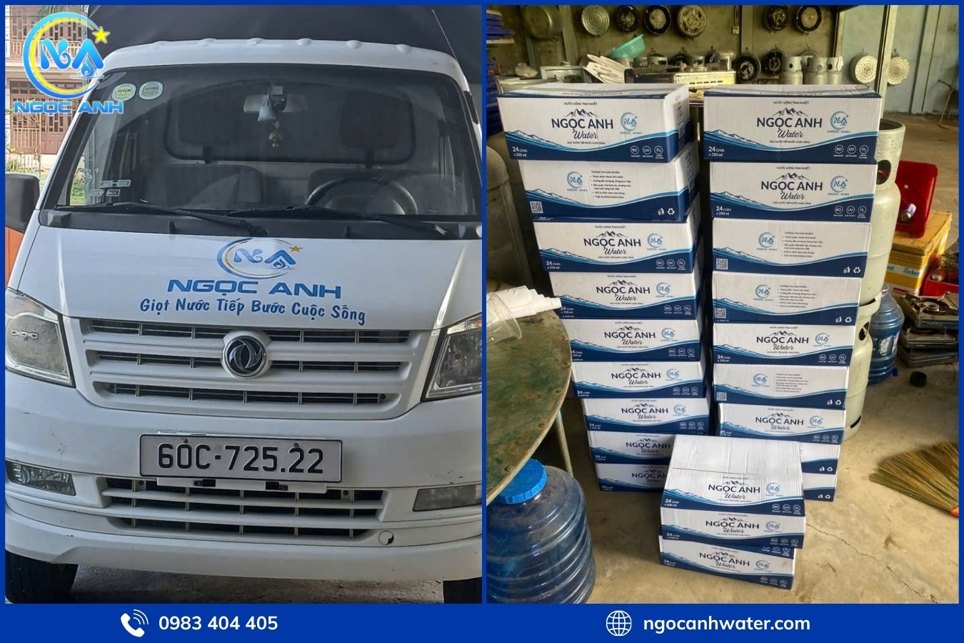 Các dòng nước uống Ngọc Anh cung cấp cho hội nghị