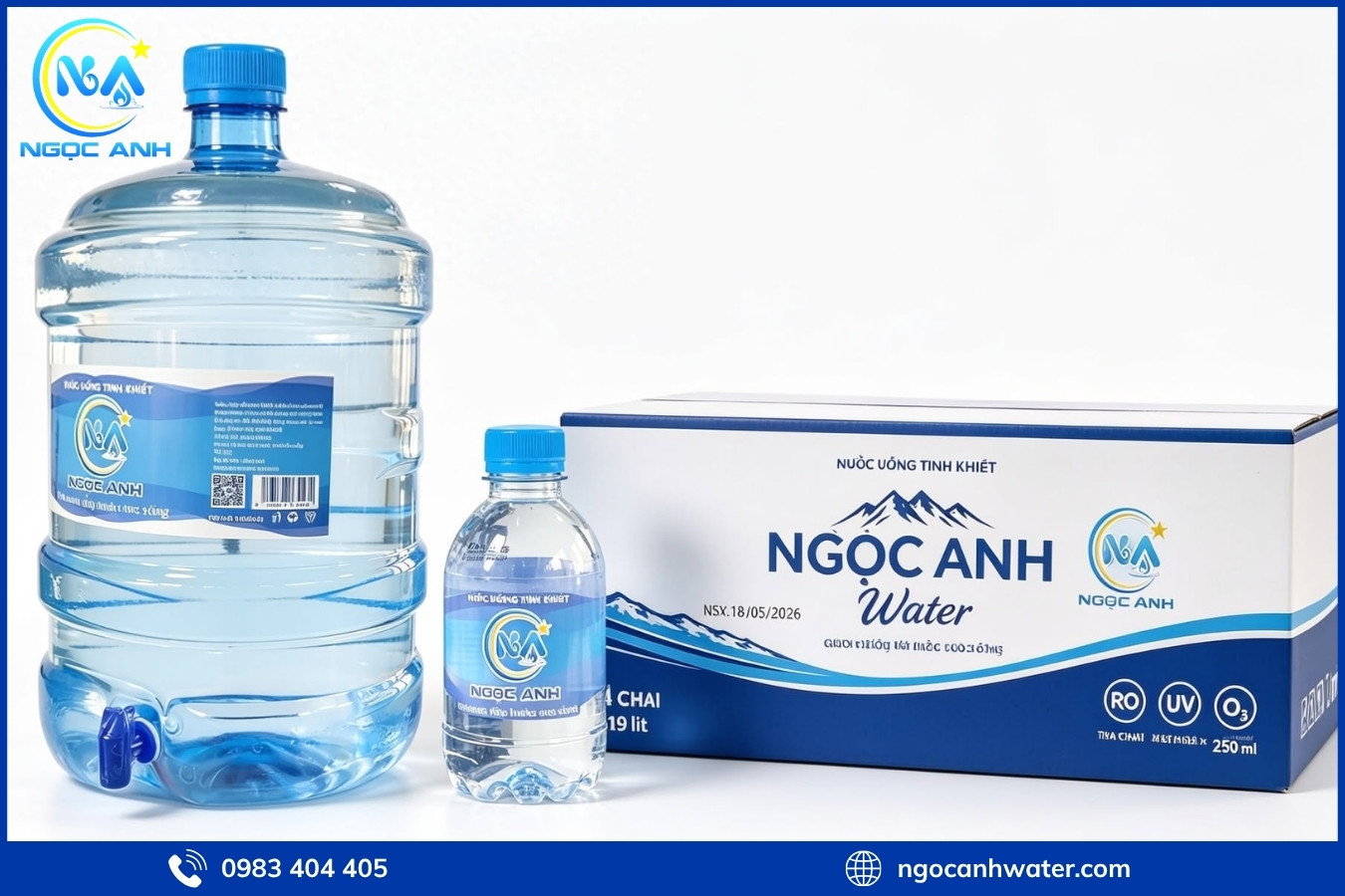 Các dòng nước uống Ngọc Anh cung cấp cho hội thảo