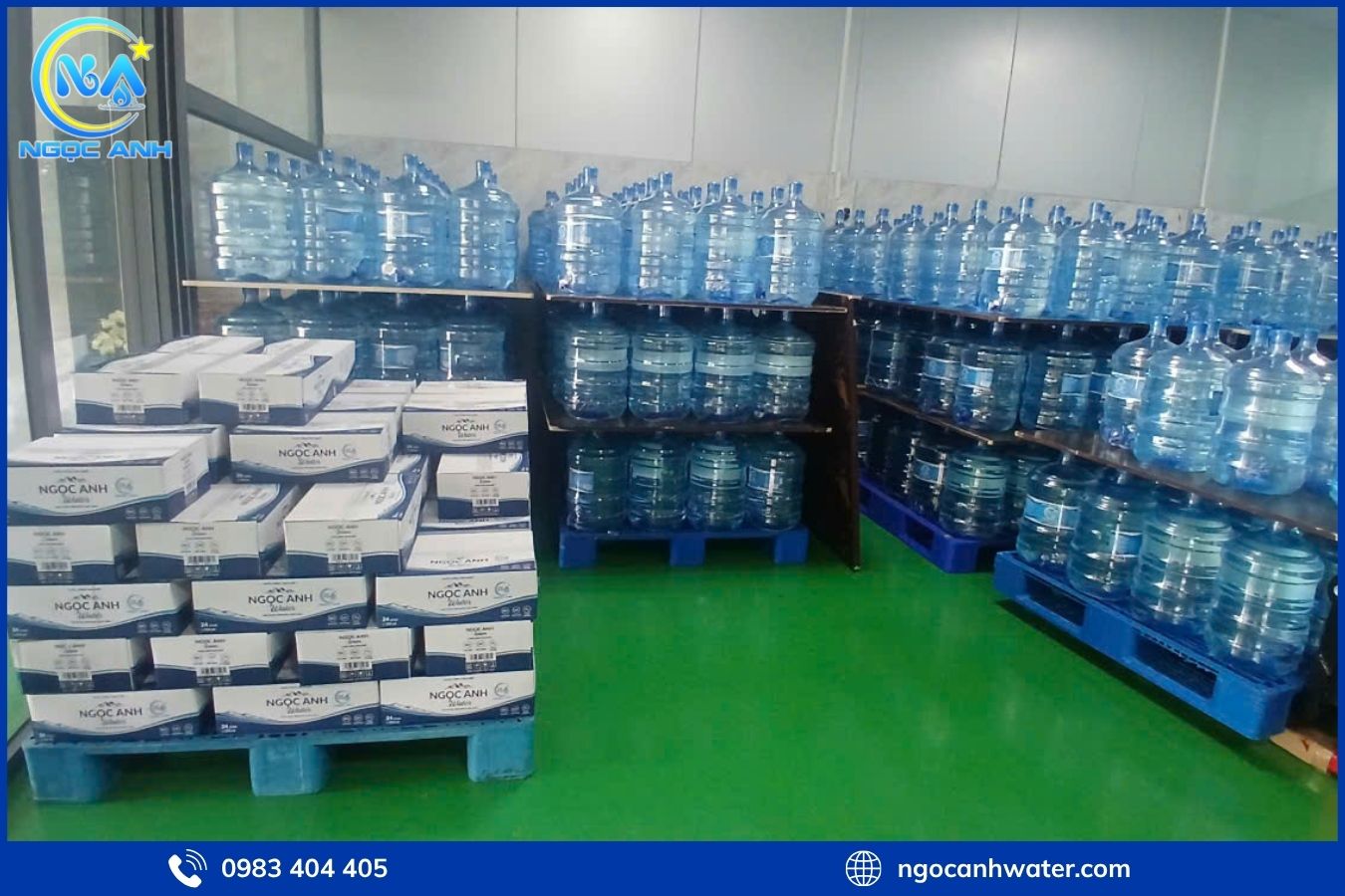 Các dòng nước uống Ngọc Anh cung cấp cho trường học