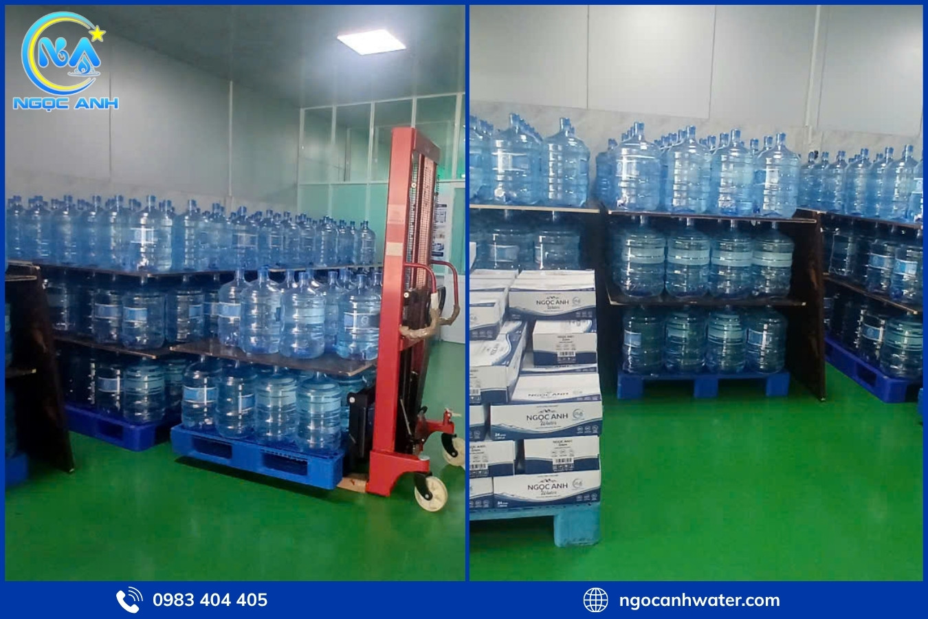 Các dòng nước uống Ngọc Anh cung cấp định kỳ cho doanh nghiệp