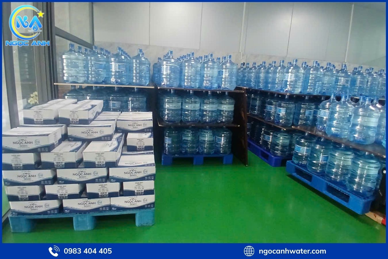 Giới thiệu dịch vụ cung cấp nước uống cho khu công nghiệp của Ngọc Anh