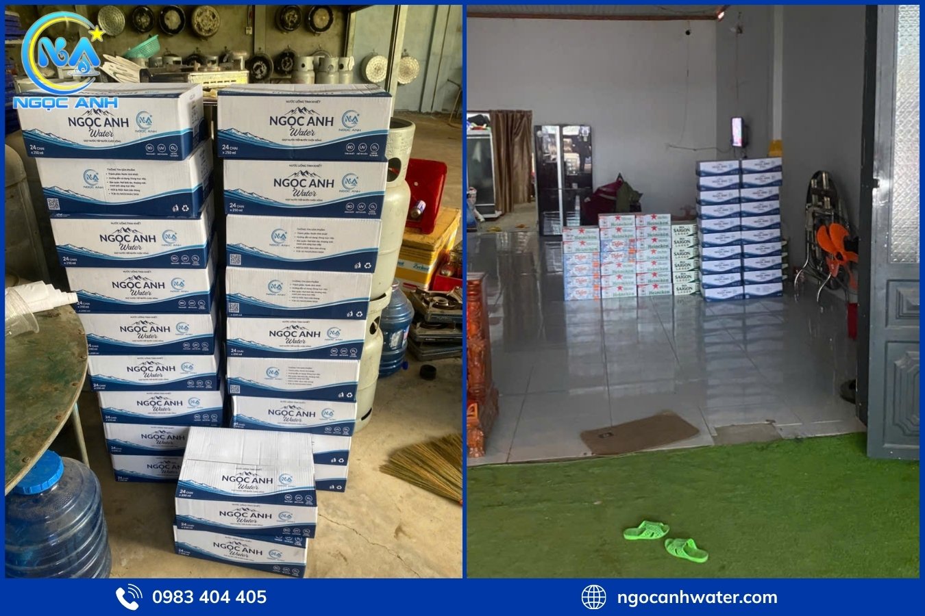 Giới thiệu dịch vụ cung cấp nước uống giá sỉ cho đại lý của Ngọc Anh