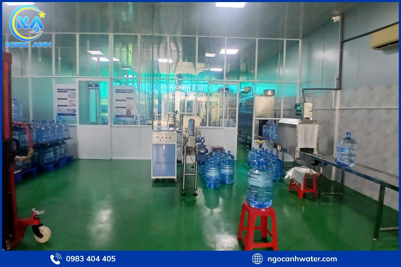 Quy trình cung cấp nước uống cho công ty của Ngọc Anh