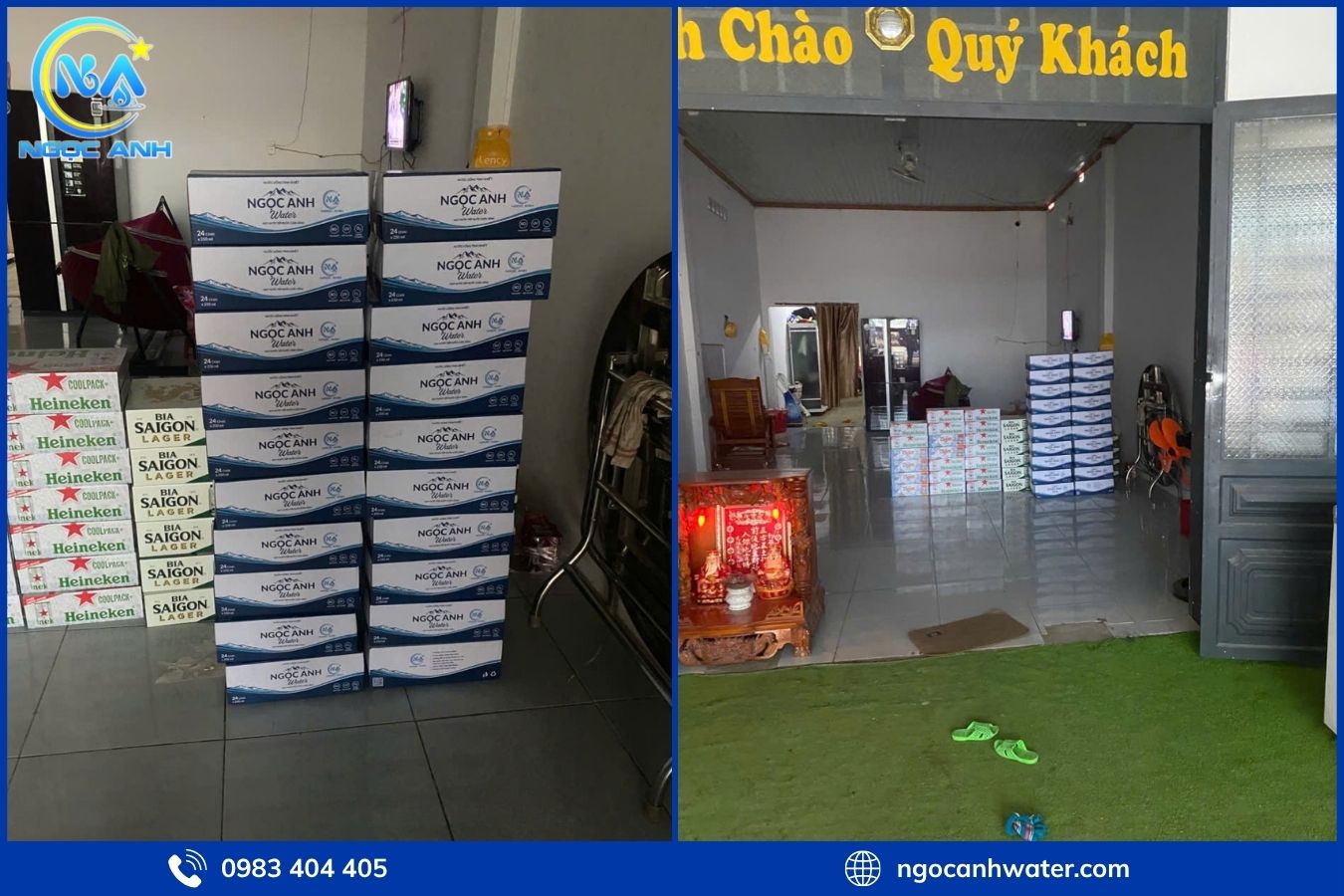 Quy trình cung cấp nước uống cho trường học của Ngọc Anh