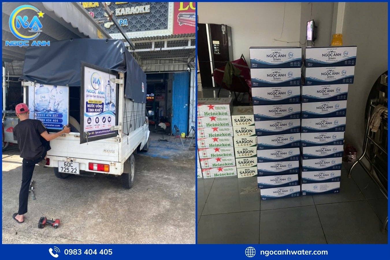 Quy trình cung cấp nước uống cho văn phòng của Ngọc Anh